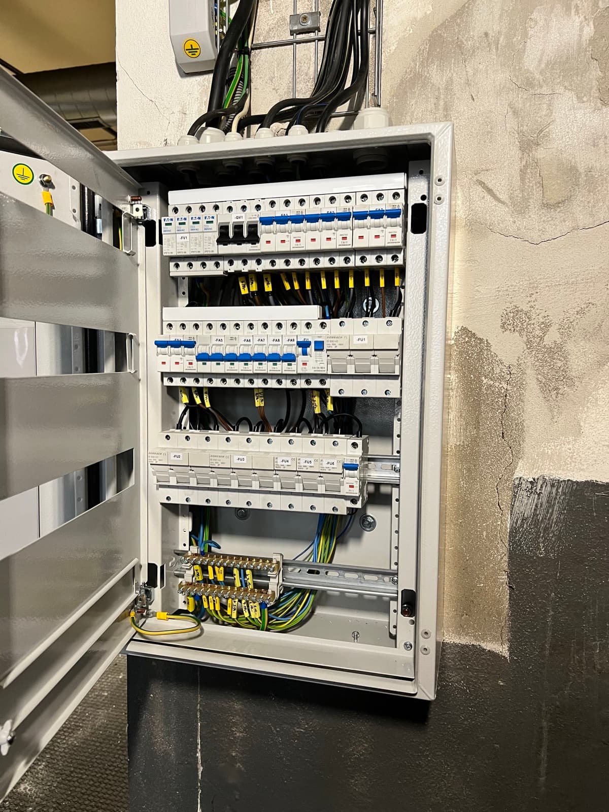 Elektroinštalácia a pripojenie žeriavu